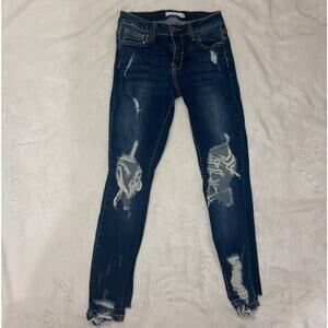Cello tattered distressed jeans. Size 3